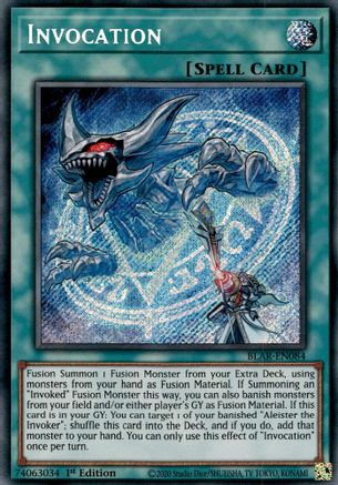 Invocation (BLAR-EN084) - Battles of Legend: Armageddon 1st Edition Battles of Legend: Armageddon Yugioh Single Squirtle Squad Card Shop.