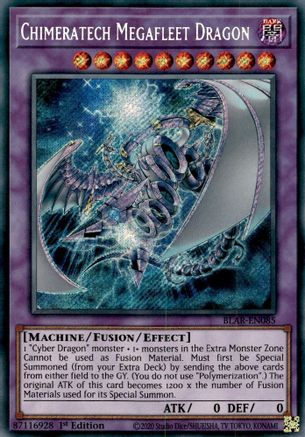 Chimeratech Megafleet Dragon (BLAR-EN085) - Battles of Legend: Armageddon 1st Edition Battles of Legend: Armageddon Yugioh Single Squirtle Squad Card Shop.