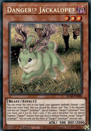 Danger!? Jackalope? (BLAR-EN088) - Battles of Legend: Armageddon 1st Edition Battles of Legend: Armageddon Yugioh Single Squirtle Squad Card Shop.