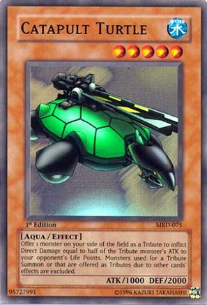Catapult Turtle (MRD-075) - Metal Raiders Unlimited Metal Raiders Yugioh Single Squirtle Squad Card Shop.