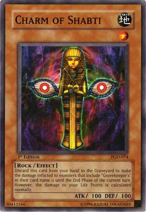 Charm of Shabti (PGD-074) - Pharaonic Guardian 1st Edition Pharaonic Guardian Yugioh Single Squirtle Squad Card Shop.