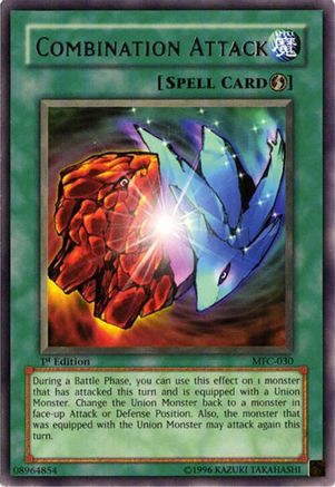 Combination Attack (MFC-030) - Magician's Force 1st Edition Magician's Force Yugioh Single Squirtle Squad Card Shop.
