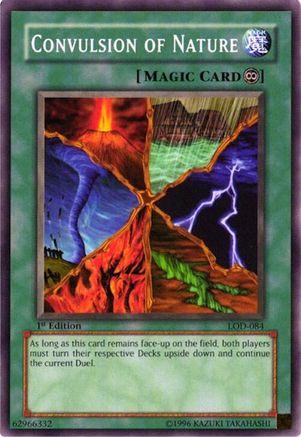 Convulsion of Nature (LOD-084) - Legacy of Darkness 1st Edition Legacy of Darkness Yugioh Single Squirtle Squad Card Shop.