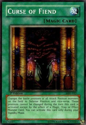 Curse of Fiend (MRL-032) - Magic Ruler 1st Edition Magic Ruler Yugioh Single Squirtle Squad Card Shop.