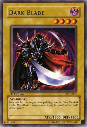 Dark Blade (MFC-007) - Magician's Force 1st Edition Magician's Force Yugioh Single Squirtle Squad Card Shop.