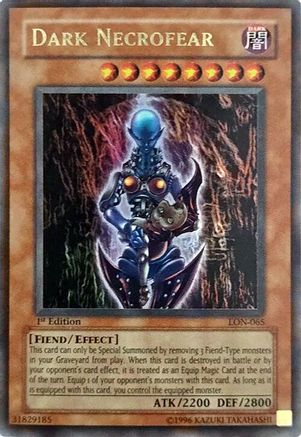 Dark Necrofear (LON-065) - Labyrinth of Nightmare 1st Edition Labyrinth of Nightmare Yugioh Single Squirtle Squad Card Shop.