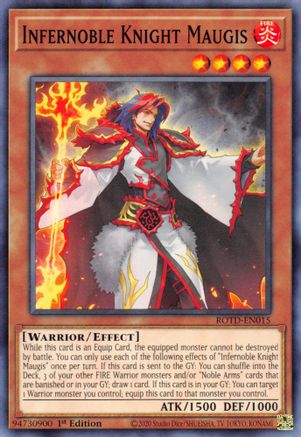 Infernoble Knight Maugis (ROTD-EN015) - Rise of the Duelist 1st Edition Rise of the Duelist Yugioh Single Squirtle Squad Card Shop.