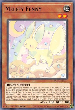 Melffy Fenny (ROTD-EN017) - Rise of the Duelist 1st Edition Rise of the Duelist Yugioh Single Squirtle Squad Card Shop.