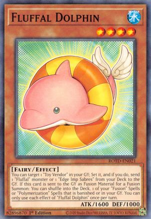 Fluffal Dolphin (ROTD-EN021) - Rise of the Duelist 1st Edition Rise of the Duelist Yugioh Single Squirtle Squad Card Shop.