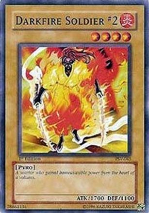 Darkfire Soldier #2 (PSV-045) - Pharaoh's Servant Unlimited Pharaoh's Servant Yugioh Single Squirtle Squad Card Shop.