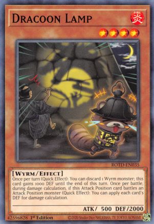 Dracoon Lamp (ROTD-EN035) - Rise of the Duelist 1st Edition Rise of the Duelist Yugioh Single Squirtle Squad Card Shop.