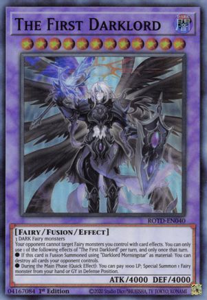 The First Darklord (ROTD-EN040) - Rise of the Duelist 1st Edition Rise of the Duelist Yugioh Single Squirtle Squad Card Shop.