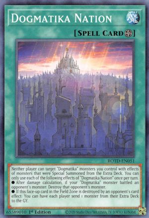 Dogmatika Nation (ROTD-EN051) - Rise of the Duelist 1st Edition Rise of the Duelist Yugioh Single Squirtle Squad Card Shop.