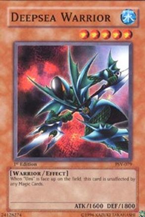 Deepsea Warrior (PSV-079) - Pharaoh's Servant 1st Edition Pharaoh's Servant Yugioh Single Squirtle Squad Card Shop.