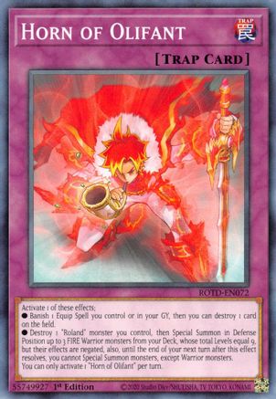 Horn of Olifant (ROTD-EN072) - Rise of the Duelist 1st Edition Rise of the Duelist Yugioh Single Squirtle Squad Card Shop.