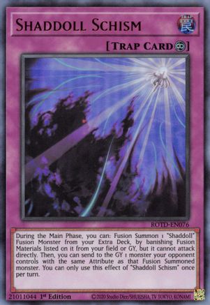 Shaddoll Schism (ROTD-EN076) - Rise of the Duelist 1st Edition Rise of the Duelist Yugioh Single Squirtle Squad Card Shop.