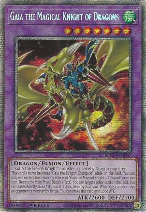 Gaia the Magical Knight of Dragons (Starlight Rare) (ROTD-EN037) - Rise of the Duelist 1st Edition Rise of the Duelist Yugioh Single Squirtle Squad Card Shop.