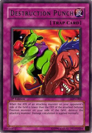 Destruction Punch (LON-085) - Labyrinth of Nightmare Unlimited Labyrinth of Nightmare Yugioh Single Squirtle Squad Card Shop.
