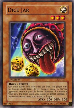 Dice Jar (PGD-027) - Pharaonic Guardian Unlimited Pharaonic Guardian Yugioh Single Squirtle Squad Card Shop.