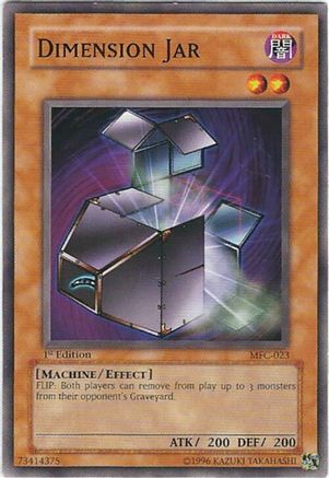 Dimension Jar (MFC-023) - Magician's Force 1st Edition Magician's Force Yugioh Single Squirtle Squad Card Shop.