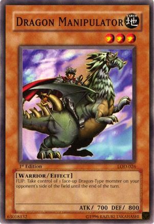 Dragon Manipulator (LOD-026) - Legacy of Darkness Unlimited Legacy of Darkness Yugioh Single Squirtle Squad Card Shop.