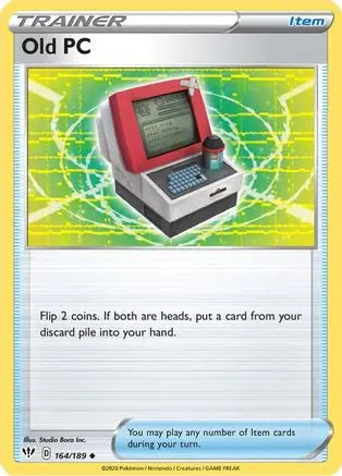 Old PC 164/189 SWSH03 Darkness Ablaze - Uncommon