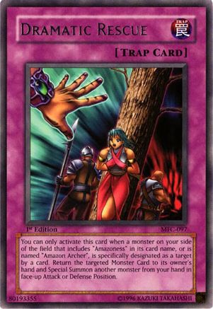 Dramatic Rescue (MFC-097) - Magician's Force 1st Edition Magician's Force Yugioh Single Squirtle Squad Card Shop.