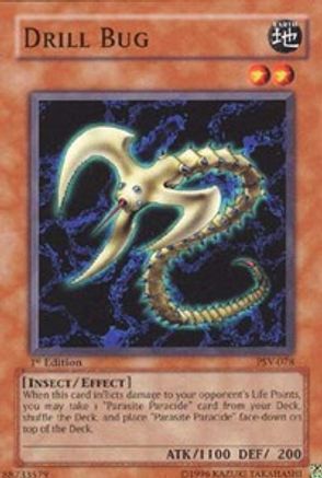 Drill Bug (PSV-078) - Pharaoh's Servant 1st Edition Pharaoh's Servant Yugioh Single Squirtle Squad Card Shop.