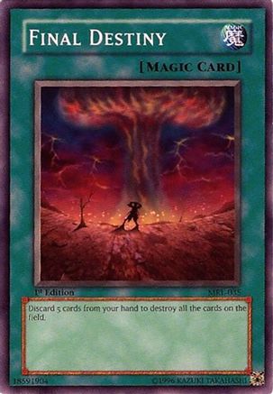 Final Destiny (MRL-035) - Magic Ruler Unlimited Magic Ruler Yugioh Single Squirtle Squad Card Shop.