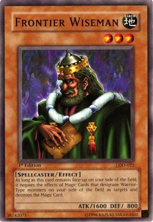 Frontier Wiseman (LOD-022) - Legacy of Darkness Unlimited Legacy of Darkness Yugioh Single Squirtle Squad Card Shop.