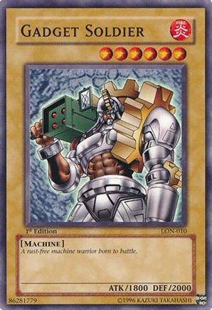 Gadget Soldier (LON-010) - Labyrinth of Nightmare Unlimited Labyrinth of Nightmare Yugioh Single Squirtle Squad Card Shop.
