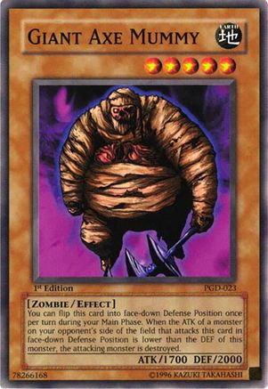 Giant Axe Mummy (PGD-023) - Pharaonic Guardian Unlimited Pharaonic Guardian Yugioh Single Squirtle Squad Card Shop.