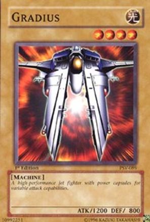 Gradius (PSV-089) - Pharaoh's Servant 1st Edition Pharaoh's Servant Yugioh Single Squirtle Squad Card Shop.
