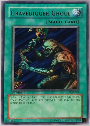 Gravedigger Ghoul (LOB-065) - The Legend of Blue Eyes White Dragon 1st Edition The Legend of Blue Eyes White Dragon Yugioh Single Squirtle Squad Card Shop.