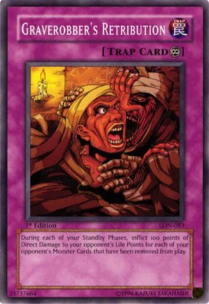 Graverobber's Retribution (LON-083) - Labyrinth of Nightmare Unlimited Labyrinth of Nightmare Yugioh Single Squirtle Squad Card Shop.