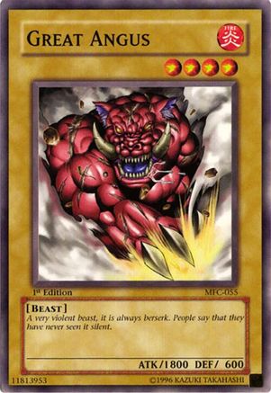 Great Angus (MFC-055) - Magician's Force Unlimited Magician's Force Yugioh Single Squirtle Squad Card Shop.