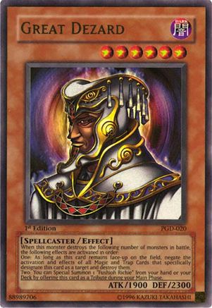Great Dezard (PGD-020) - Pharaonic Guardian Unlimited Pharaonic Guardian Yugioh Single Squirtle Squad Card Shop.