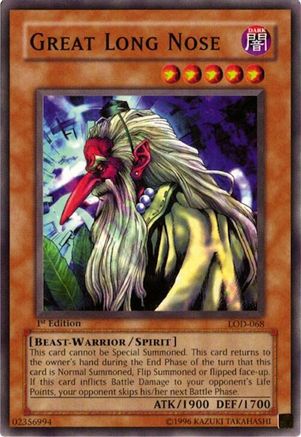 Great Long Nose (LOD-068) - Legacy of Darkness 1st Edition Legacy of Darkness Yugioh Single Squirtle Squad Card Shop.