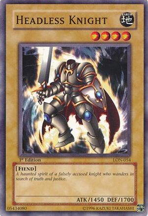 Headless Knight (LON-054) - Labyrinth of Nightmare Unlimited Labyrinth of Nightmare Yugioh Single Squirtle Squad Card Shop.