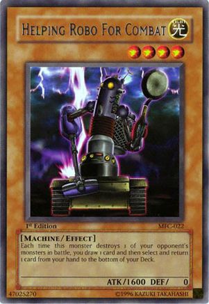 Helping Robo For Combat (MFC-022) - Magician's Force 1st Edition Magician's Force Yugioh Single Squirtle Squad Card Shop.