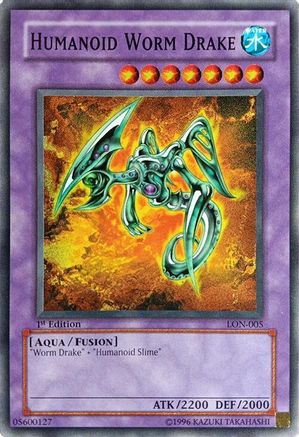 Humanoid Worm Drake (LON-005) - Labyrinth of Nightmare Unlimited Labyrinth of Nightmare Yugioh Single Squirtle Squad Card Shop.