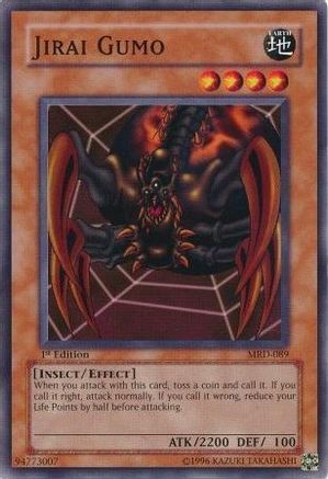 Jirai Gumo (MRD-089) - Metal Raiders 1st Edition Metal Raiders Yugioh Single Squirtle Squad Card Shop.