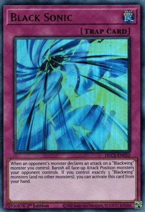 Black Sonic (DLCS-EN032) - Dragons of Legend: The Complete Series 1st Edition Dragons of Legend: The Complete Series Yugioh Single Squirtle Squad Card Shop.