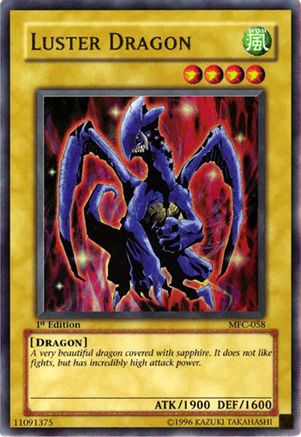 Luster Dragon (MFC-058) - Magician's Force Unlimited Magician's Force Yugioh Single Squirtle Squad Card Shop.