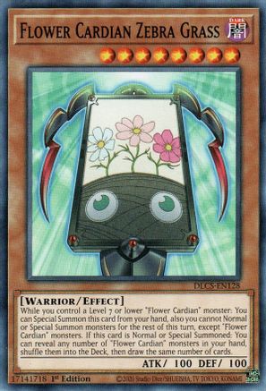 Flower Cardian Zebra Grass (DLCS-EN128) - Dragons of Legend: The Complete Series 1st Edition Dragons of Legend: The Complete Series Yugioh Single Squirtle Squad Card Shop.