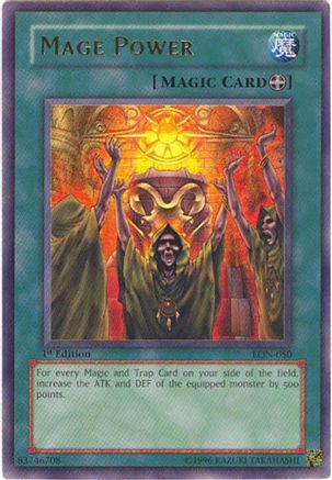 Mage Power (LON-050) - Labyrinth of Nightmare 1st Edition Labyrinth of Nightmare Yugioh Single Squirtle Squad Card Shop.