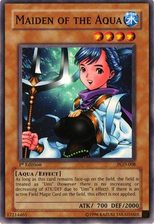Maiden of the Aqua (PGD-008) - Pharaonic Guardian Unlimited Pharaonic Guardian Yugioh Single Squirtle Squad Card Shop.
