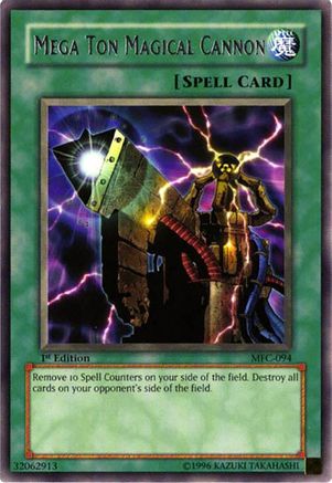 Mega Ton Magical Cannon (MFC-094) - Magician's Force Unlimited Magician's Force Yugioh Single Squirtle Squad Card Shop.
