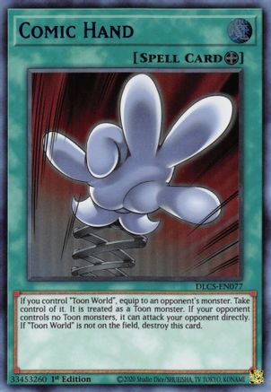 Comic Hand (Blue) (DLCS-EN077) - Dragons of Legend: The Complete Series 1st Edition Dragons of Legend: The Complete Series Yugioh Single Squirtle Squad Card Shop.