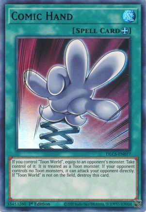 Comic Hand (Purple) (DLCS-EN077) - Dragons of Legend: The Complete Series 1st Edition Dragons of Legend: The Complete Series Yugioh Single Squirtle Squad Card Shop.